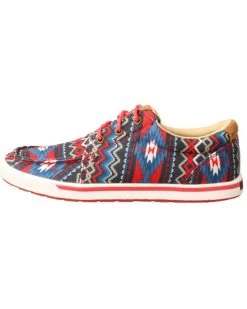 Twisted X Women's Hooey Multi Southwestern Print Causal Lace-Up Loper - Moc Toe -Women - Western Cowboy 2000366659 900 P3