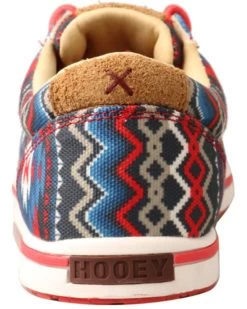Twisted X Women's Hooey Multi Southwestern Print Causal Lace-Up Loper - Moc Toe -Women - Western Cowboy 2000366659 900 P5