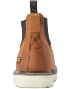 Ariat Women's Rebar Wedge Chelsea H20 Pull On Soft Work Boots - Round Toe