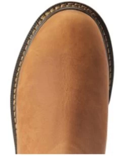 Ariat Women's Rebar Wedge Chelsea H20 Pull On Soft Work Boots - Round Toe -Women - Western Cowboy 2000370961 200 P4