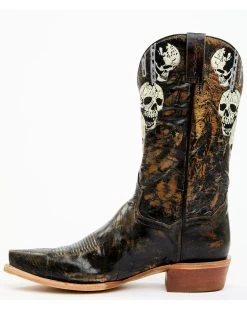 Dan Post Men's 13" Skull Face Tall Western Boot - Snip Toe -Women - Western Cowboy 2000371041 001 P2