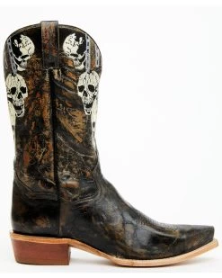 Dan Post Men's 13" Skull Face Tall Western Boot - Snip Toe -Women - Western Cowboy 2000371041 001 P3