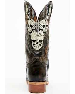 Dan Post Men's 13" Skull Face Tall Western Boot - Snip Toe -Women - Western Cowboy 2000371041 001 P5
