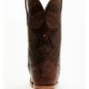 Dan Post Men's Embossed Star & Studded Basketweave Western Leather Boots - Snip Toe