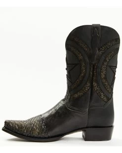 Dan Post Men's Basket Weave Western Boots - Snip Toe