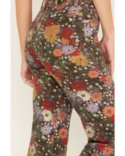 Wrangler Women's Bloom Print Wanderer Flare Jeans