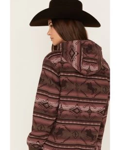 Ariat Women's R.E.A.L. Southwestern Serape Print Hoodie -Women - Western Cowboy 2000371916 500 P4
