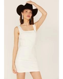 Sadie & Sage Women's Afton Denim Sleeveless Mini Dress -Women - Western Cowboy 2000372269 105 P2