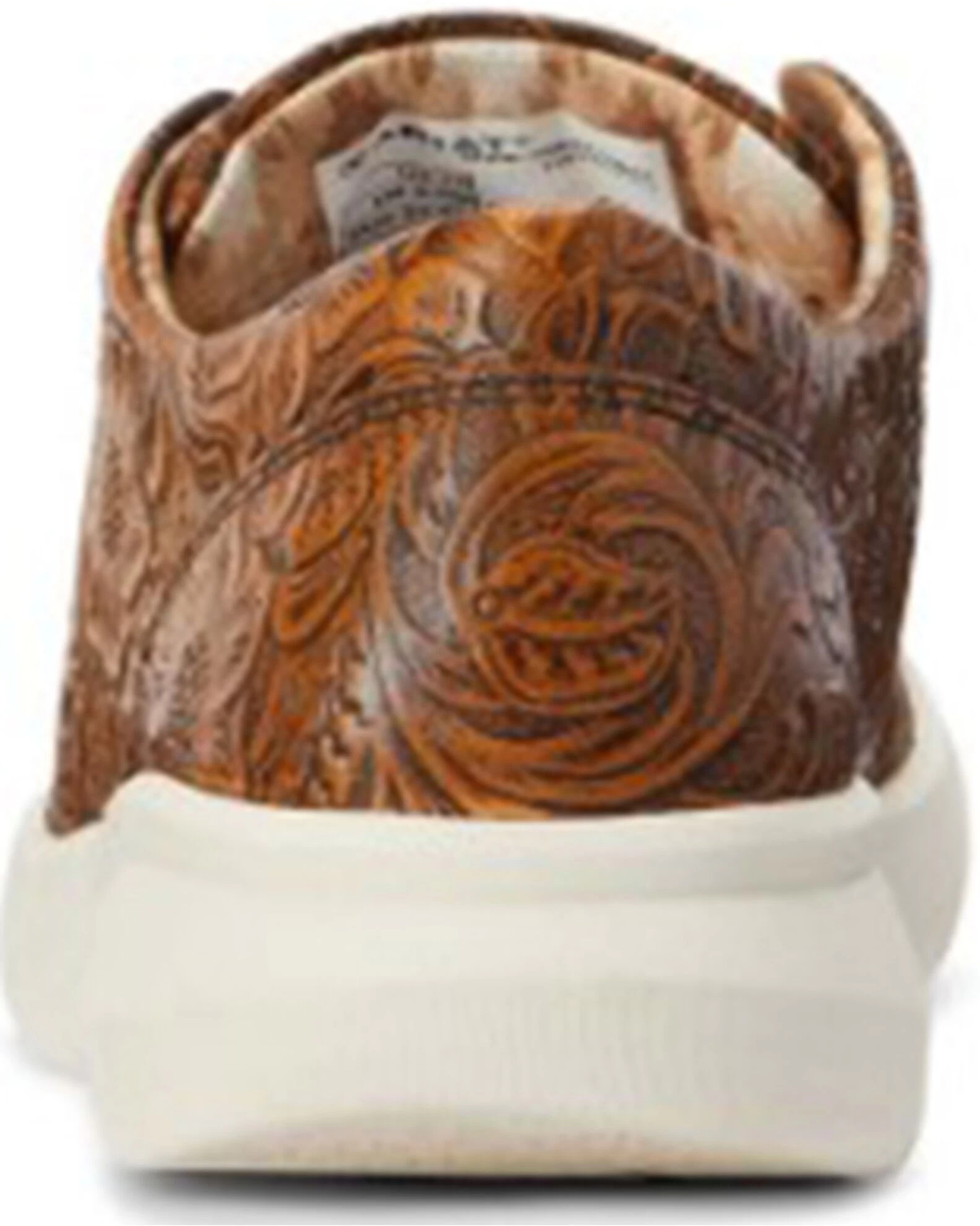 Ariat Women's Floral Embossed Casual Hilo Shoe - Moc Toe 1 Ariat Women's Floral Embossed Casual Hilo Shoe - Moc Toe