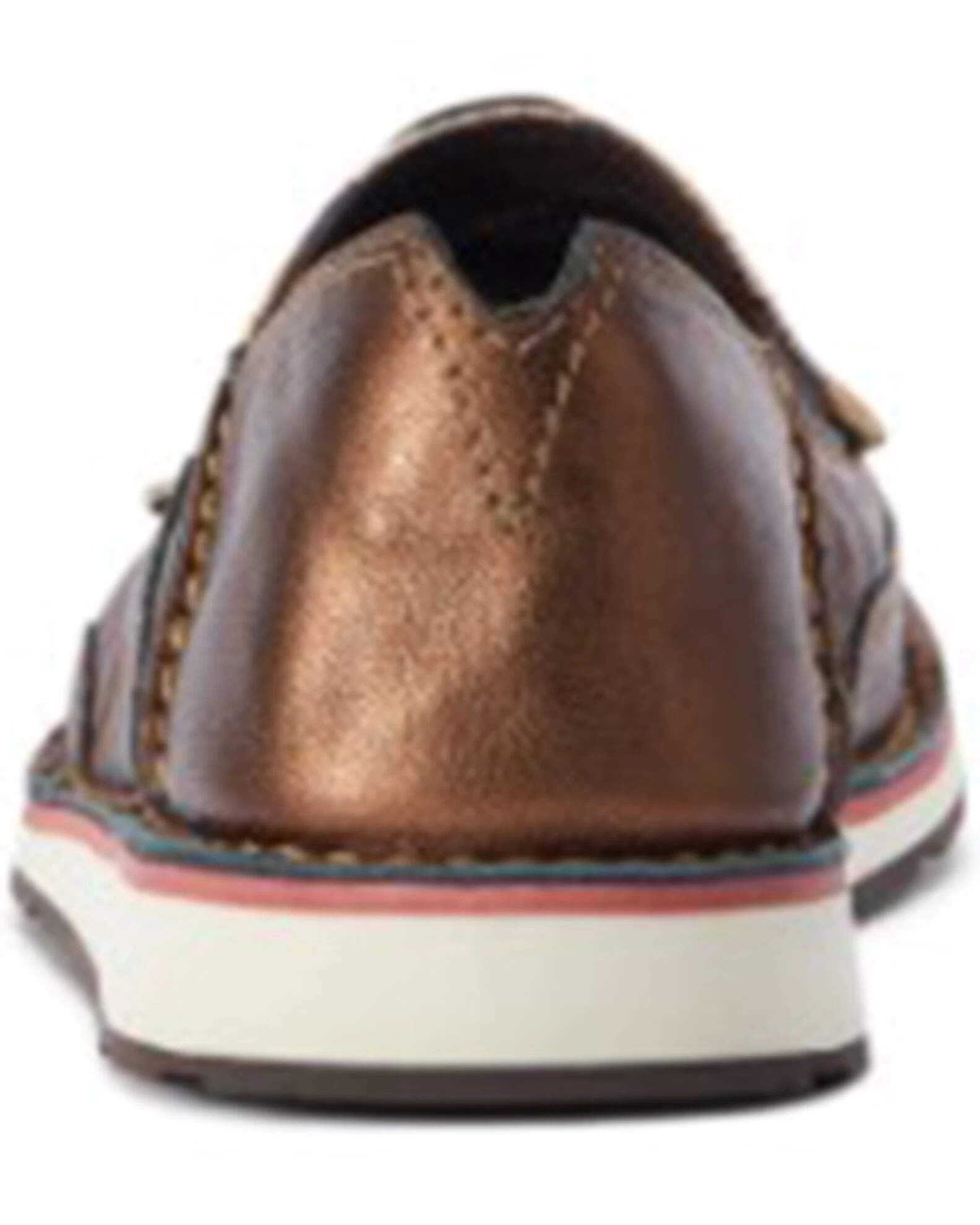 Ariat Women's Metallic Steerhead Print Casual Slip-On Cruiser - Moc Toe 3 Ariat Women's Metallic Steerhead Print Casual Slip-On Cruiser - Moc Toe - Image 3