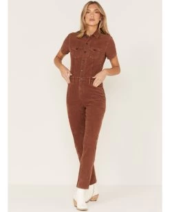 Cleo + Wolf Women's Corduroy Jumpsuit 7 Cleo + Wolf Women's Corduroy Jumpsuit -Women - Western Cowboy 2000373298 201 P3