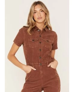Cleo + Wolf Women's Corduroy Jumpsuit 8 Cleo + Wolf Women's Corduroy Jumpsuit -Women - Western Cowboy 2000373298 201 P4