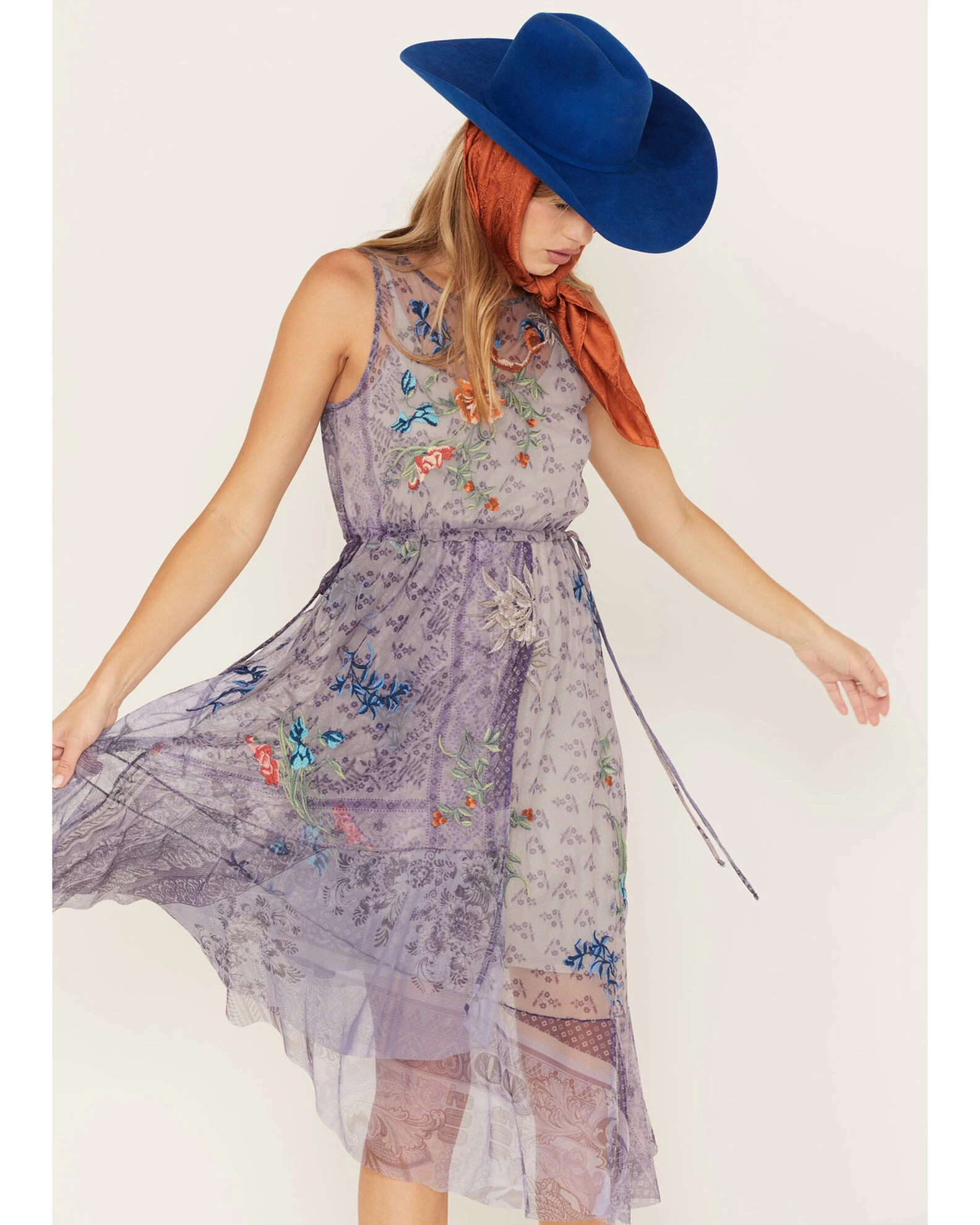 Johnny Was Women's Silvana Mesh Dress 4 Johnny Was Women's Silvana Mesh Dress - Image 4