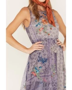 Johnny Was Women's Silvana Mesh Dress