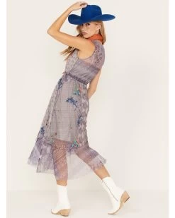 Johnny Was Women's Silvana Mesh Dress 6 Johnny Was Women's Silvana Mesh Dress -Women - Western Cowboy 2000373894 000 P4