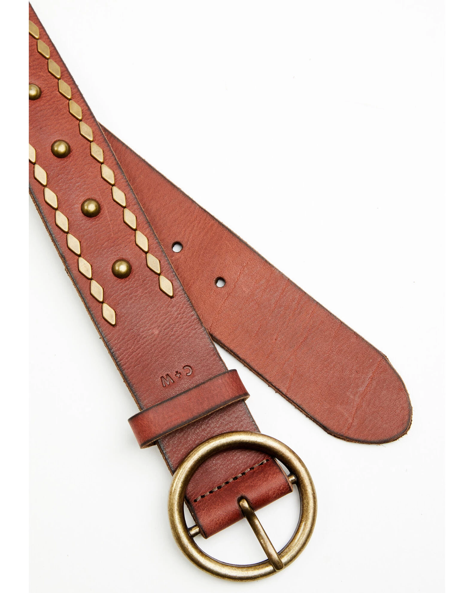 Cleo + Wolf Women's Studded Leather Belt 1 Cleo + Wolf Women's Studded Leather Belt