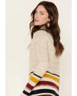 Pendleton Women's Striped Knit Cardigan Sweater