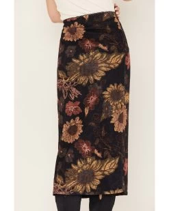 Cleo + Wolf Women's Floral Print Sheer Midi Skirt 6 Cleo + Wolf Women's Floral Print Sheer Midi Skirt -Women - Western Cowboy 2000374825 001 P4