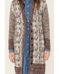 Cleo + Wolf Women's Knit Midi Cardigan -Women - Western Cowboy 2000374830 110 P3