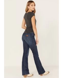 Wrangler Retro Women's Medium Wash High Rise Pull On Norah Bootcut Jeans