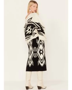 Ariat Women's Chimayo Intarsia Southwestern Knit Midi Sweater Skirt -Women - Western Cowboy 2000377709 001 P3