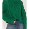 Free People Women's Cutting Edge Cable Knit Sweater