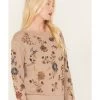 Driftwood Women's Embroidered Teddy Sweatshirt