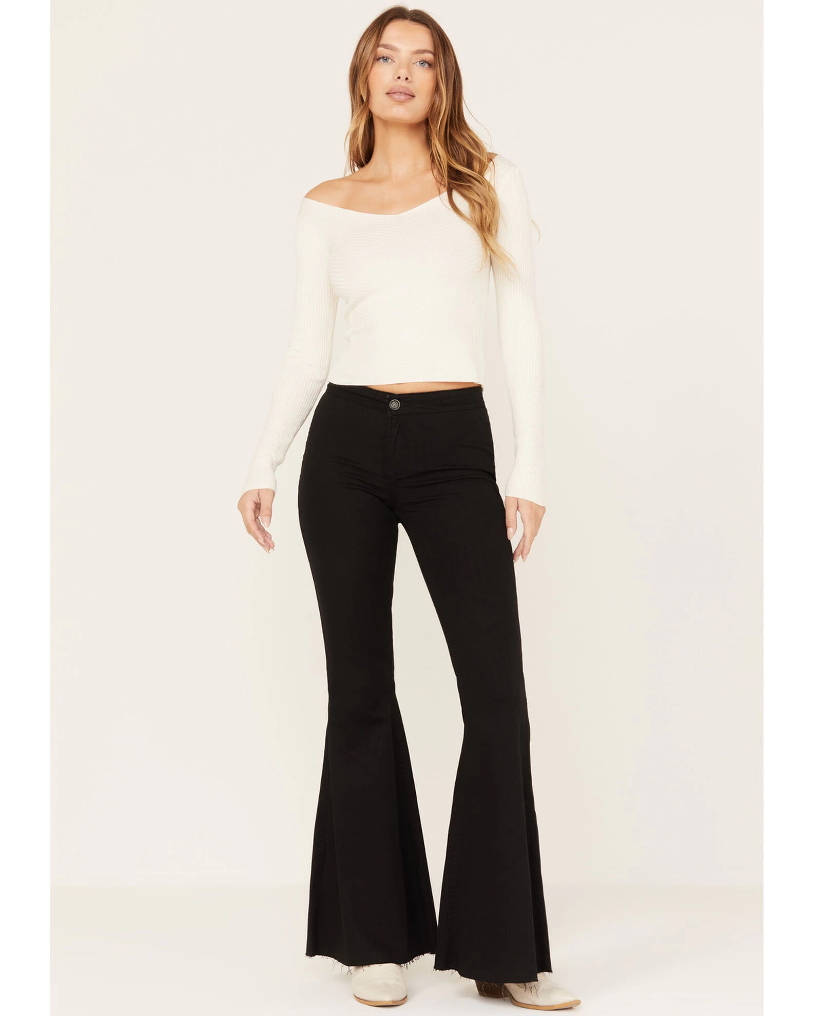 Rock & Roll Denim Women's Southwestern Print Reversible Stretch Flare Jeans 4 Rock & Roll Denim Women's Southwestern Print Reversible Stretch Flare Jeans - Image 4