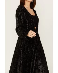 Shyanne Women's Velvet Sequin Duster