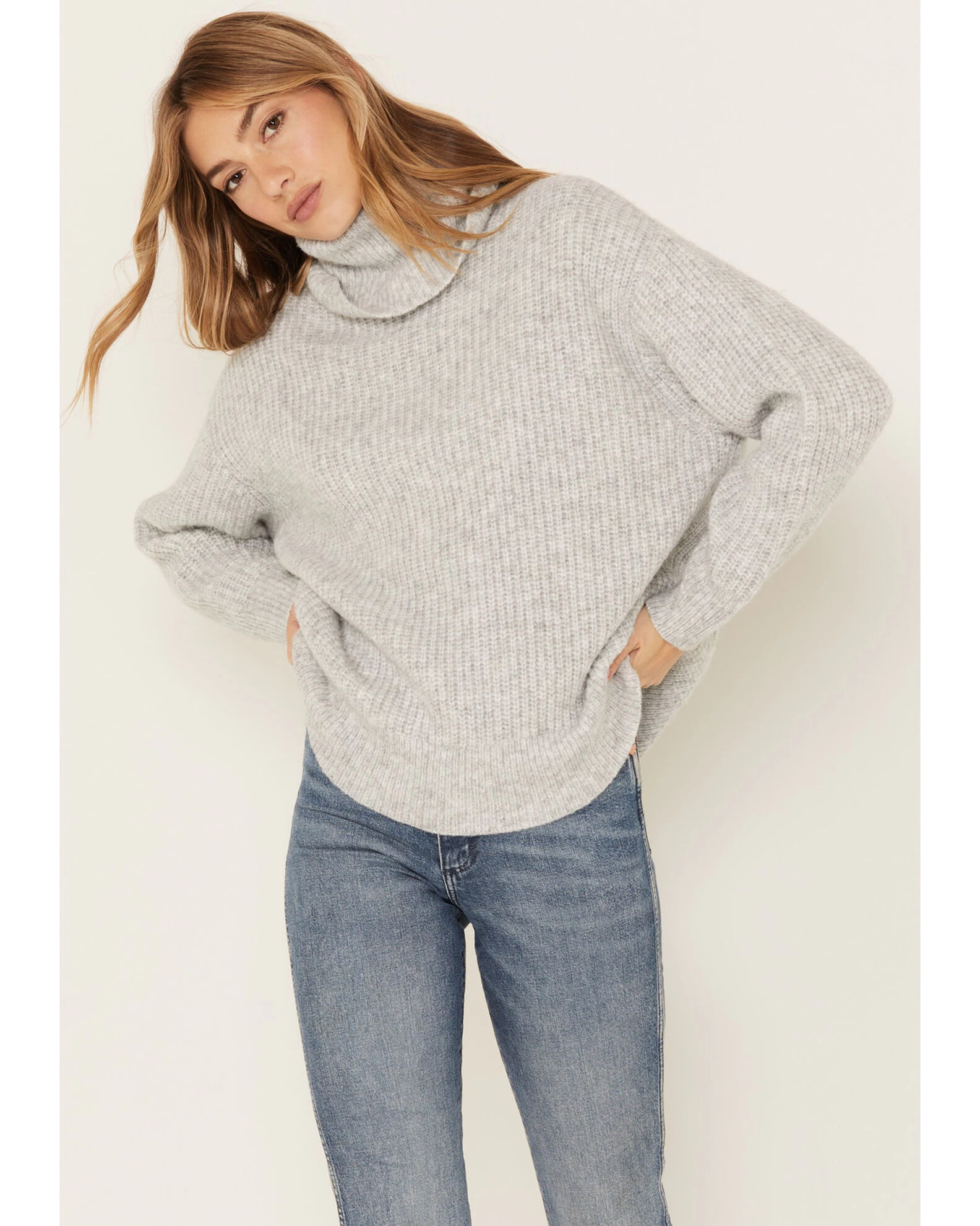 Cleo + Wolf Women's Oversized Turtleneck Sweater 1 Cleo + Wolf Women's Oversized Turtleneck Sweater