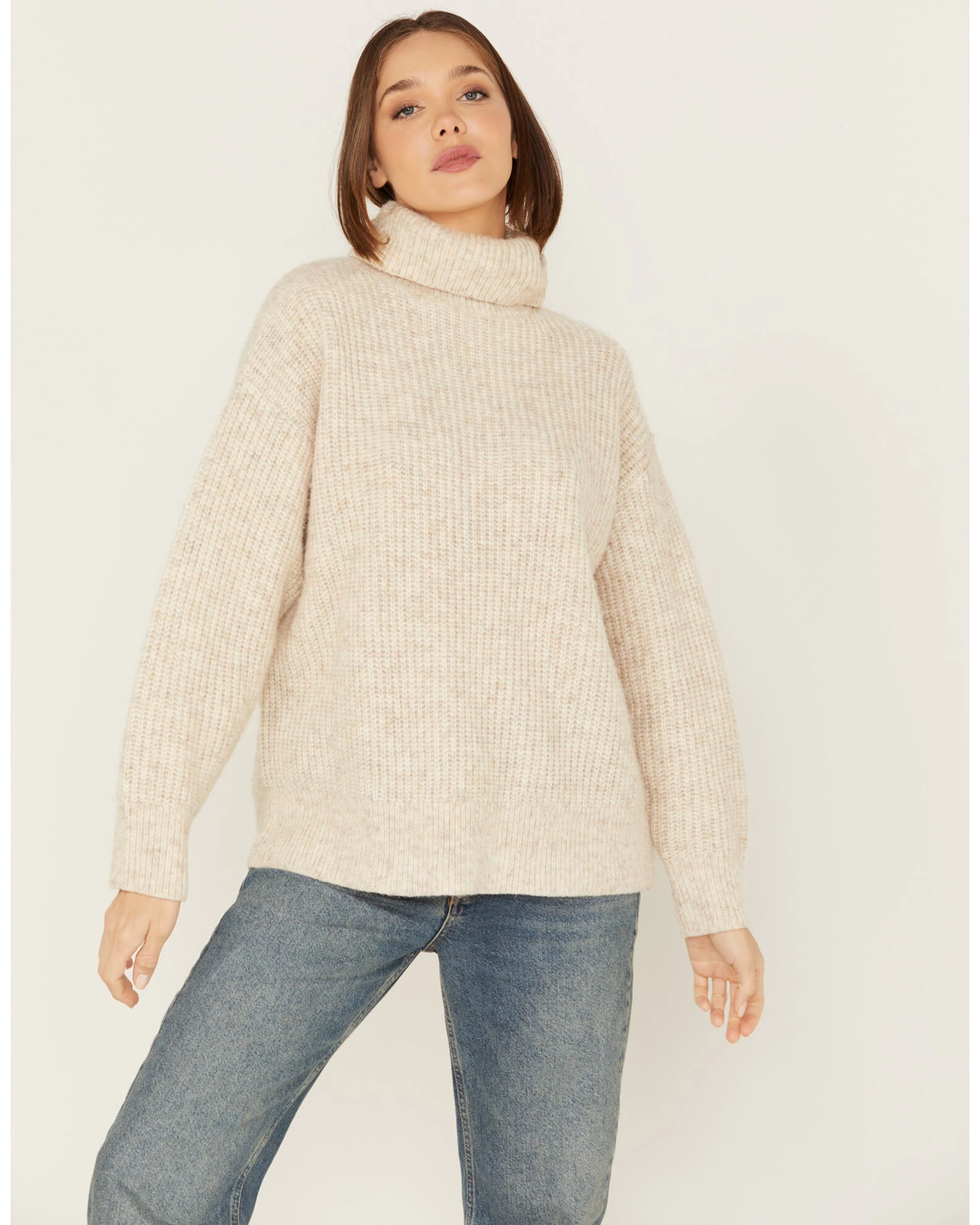 Cleo + Wolf Women's Oversized Turtleneck Sweater 1 Cleo + Wolf Women's Oversized Turtleneck Sweater