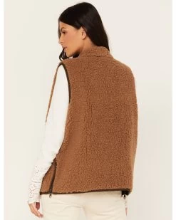 Cleo + Wolf Women's Reversible Sherpa Vest -Women - Western Cowboy 2000380766 251 P4