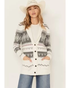 Cleo + Wolf Women's Fairisle Cardigan -Women - Western Cowboy 2000380776 103 P1