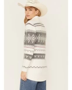 Cleo + Wolf Women's Fairisle Cardigan -Women - Western Cowboy 2000380776 103 P3