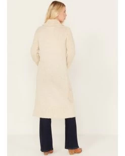 Cleo + Wolf Women's Boucle & Cable Knit Duster -Women - Western Cowboy 2000380784 103 P4