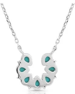 Montana Silversmiths Women's Lucky Seven Turquoise Necklace
