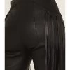 Wonderwest Women's Leather Fringe Pants