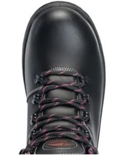 Avenger Women's Builder Mid 6" Lace-Up Waterproof Work Boots - Steel Toe