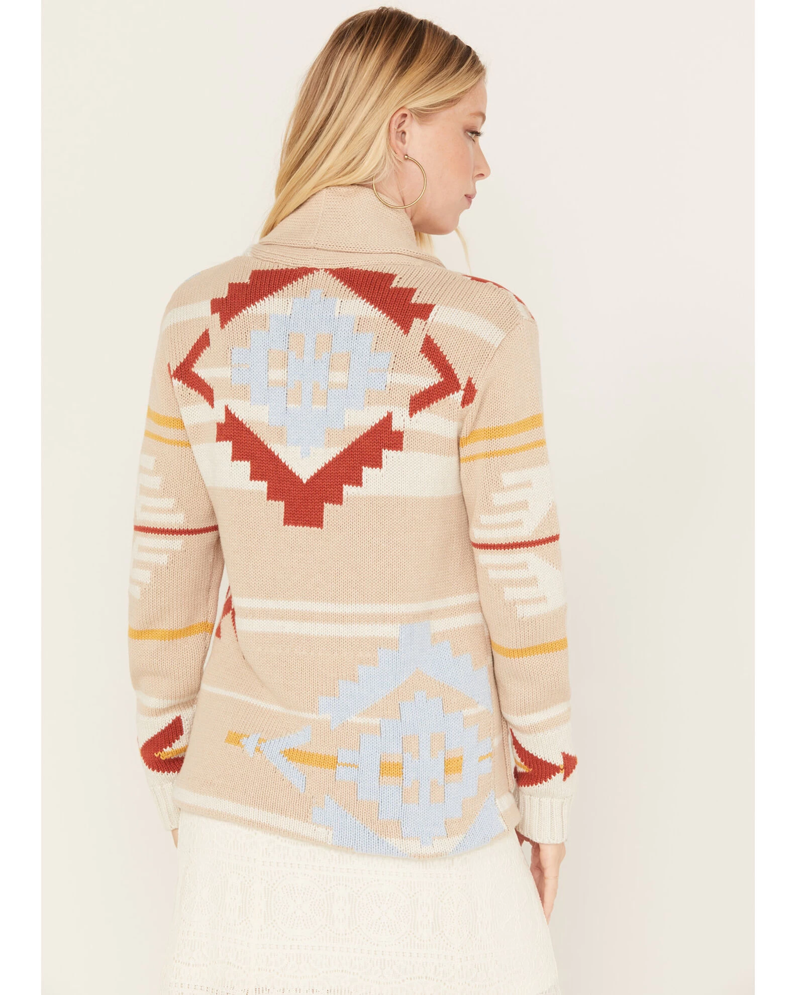 Pendleton Women's Multicolored Print Taos Graphic Cardigan 3 Pendleton Women's Multicolored Print Taos Graphic Cardigan - Image 3