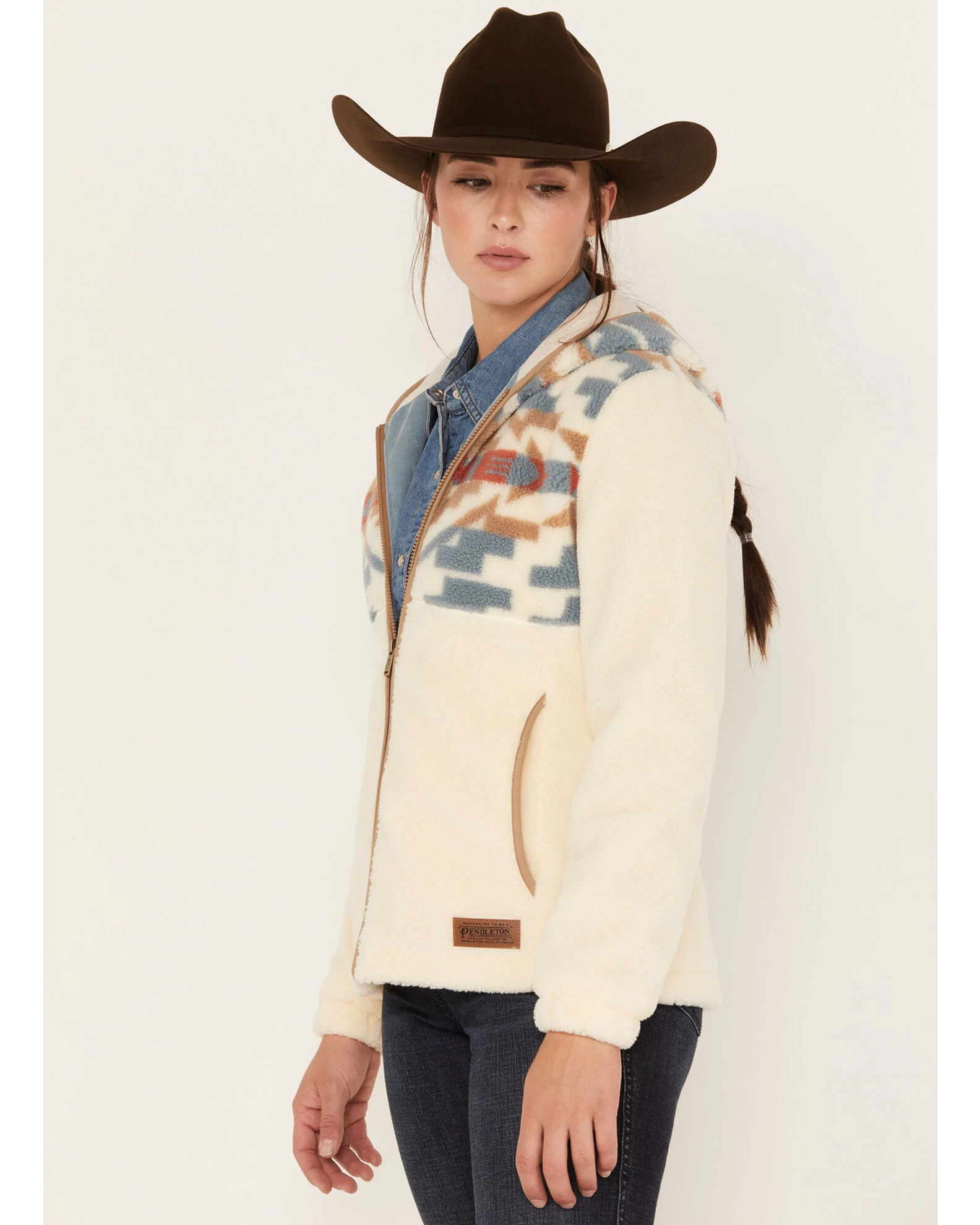 Pendleton Women's Berber Hoodie 2 Pendleton Women's Berber Hoodie - Image 2