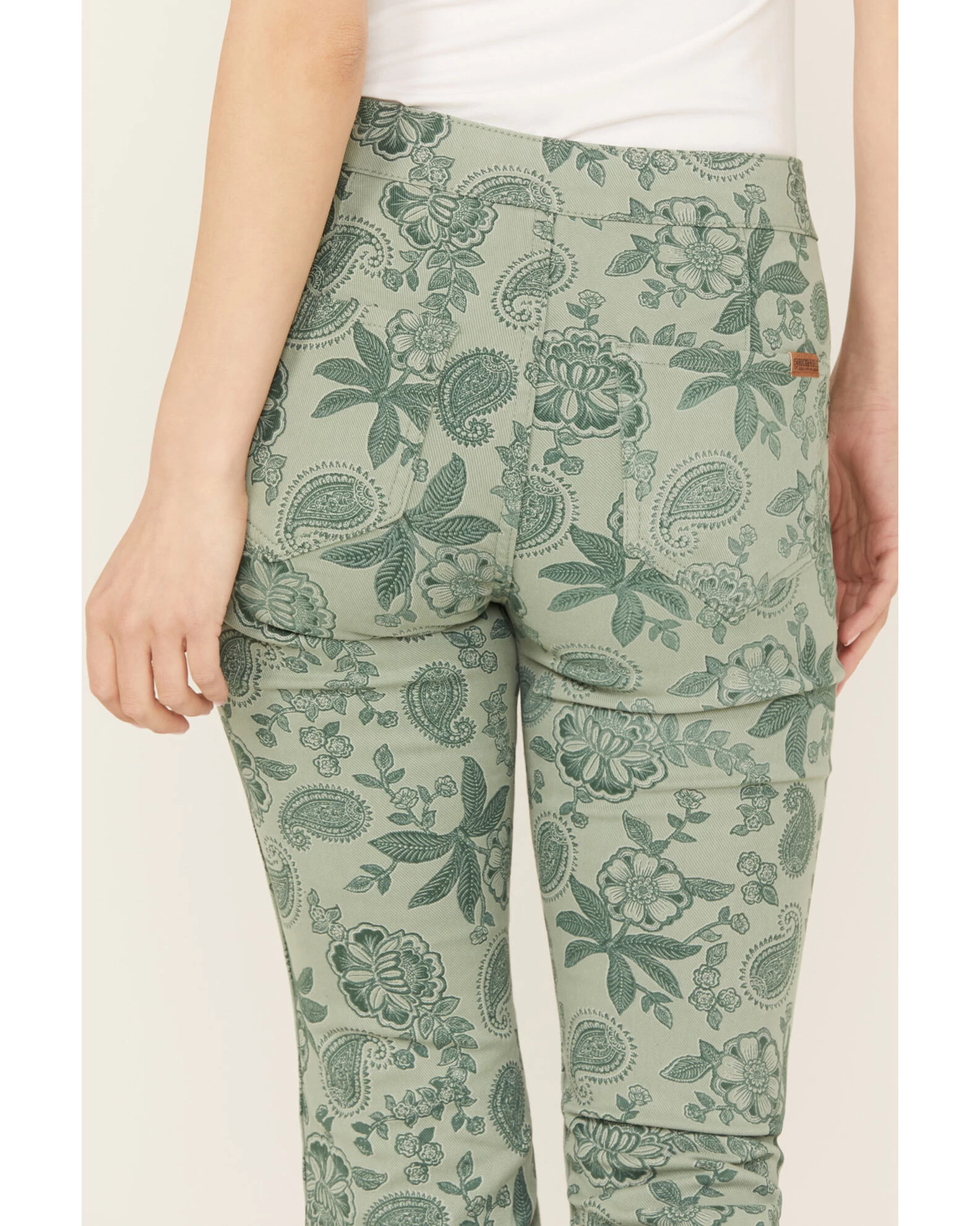 Rock & Roll Denim Women's High Rise Reversible Bargain Bell Bottom Jeans 2 Rock & Roll Denim Women's High Rise Reversible Bargain Bell Bottom Jeans - Image 2