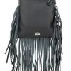 American West Women's Studded Fringe Handbag