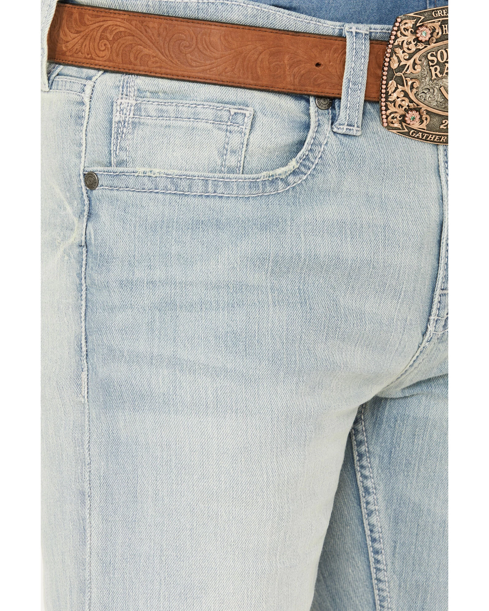 Cody James Men's Pioneer Light Wash Slim Bootcut Stretch Denim Jeans 1 Cody James Men's Pioneer Light Wash Slim Bootcut Stretch Denim Jeans