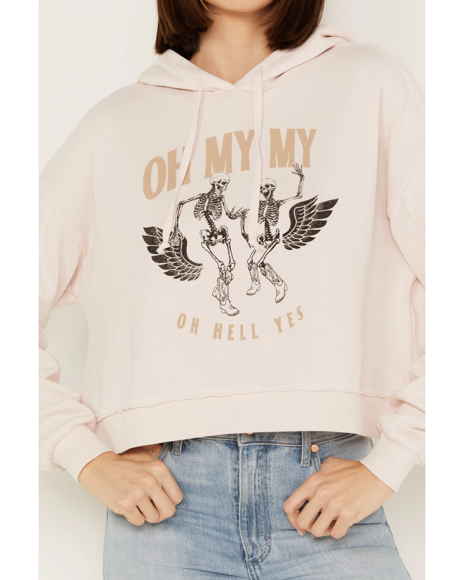Cleo + Wolf Women's Oh My My Cropped Hoodie 1 Cleo + Wolf Women's Oh My My Cropped Hoodie