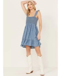 Ariat Women's Paisley Print Pursuit Denim Dress