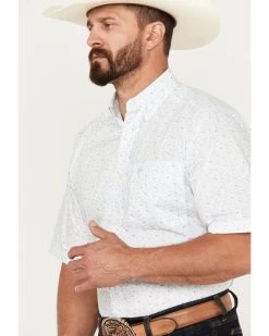 Ariat Men's Jameson Print Button-Down Short Sleeve Western Shirt -Women - Western Cowboy 2000387267 100 P2