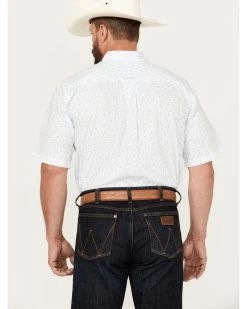 Ariat Men's Jameson Print Button-Down Short Sleeve Western Shirt -Women - Western Cowboy 2000387267 100 P4