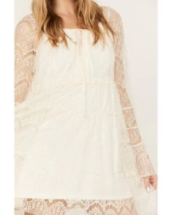 Scully Women's Allover Lace Tier Dress -Women - Western Cowboy 2000393043 103 P3