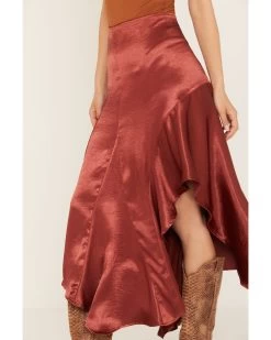 Free People Women's Sunrise Asymmetrical Skirt 6 Free People Women's Sunrise Asymmetrical Skirt -Women - Western Cowboy 2000395775 600 P2