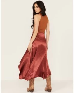 Free People Women's Sunrise Asymmetrical Skirt 7 Free People Women's Sunrise Asymmetrical Skirt -Women - Western Cowboy 2000395775 600 P3